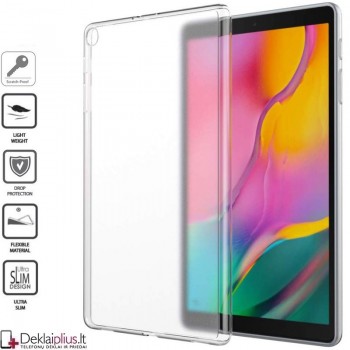 Silikoninis dėklas planšetei - permatomas (Samsung GALAXY TAB A 10.1 2019 T515)